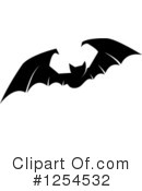 Flying Bat Clipart #1254532 by Vector Tradition SM