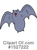 Flying Bat Clipart #1527222 by lineartestpilot