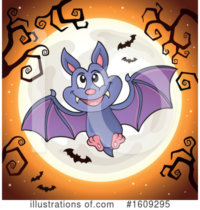 Vampire Bat Clipart #1609295 by visekart