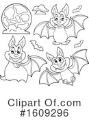 Flying Bat Clipart #1609296 by visekart