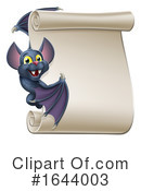 Flying Bat Clipart #1644003 by AtStockIllustration