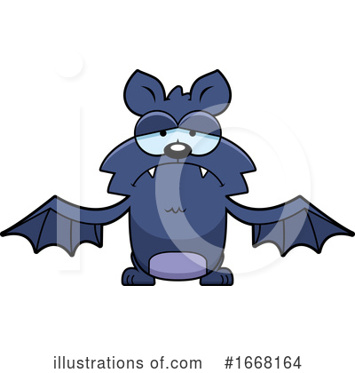 Bat Clipart #1668164 by Cory Thoman