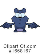 Flying Bat Clipart #1668167 by Cory Thoman