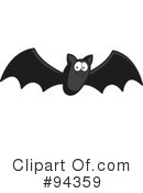 Flying Bat Clipart #94359 by Cory Thoman