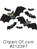 Flying Bats Clipart #212387 by visekart