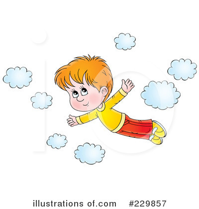 Royalty-Free (RF) Flying Clipart Illustration by Alex Bannykh - Stock Sample #229857