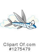Flying Fish Clipart #1275479 by toonaday