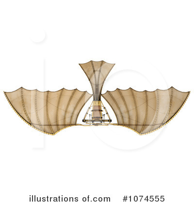 Flying Machine Clipart #1074555 by Leo Blanchette