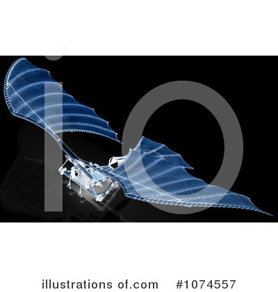 Flying Machine Clipart #1074557 by Leo Blanchette