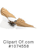 Flying Machine Clipart #1074558 by Leo Blanchette