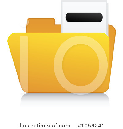 Royalty-Free (RF) Folder Clipart Illustration by Andrei Marincas - Stock Sample #1056241