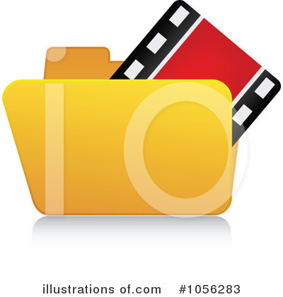 Royalty-Free (RF) Folder Clipart Illustration by Andrei Marincas - Stock Sample #1056283