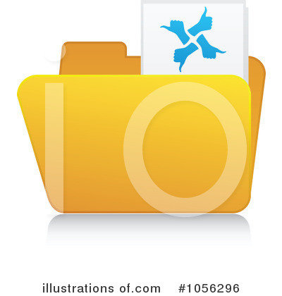 Royalty-Free (RF) Folder Clipart Illustration by Andrei Marincas - Stock Sample #1056296