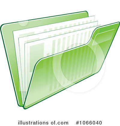 Folder Clipart #1066040 by Vector Tradition SM