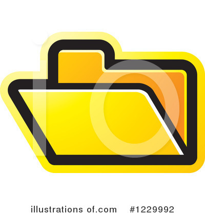 File Folder Clipart #1229992 by Lal Perera
