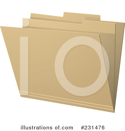 Royalty-Free (RF) Folder Clipart Illustration by elaineitalia - Stock Sample #231476