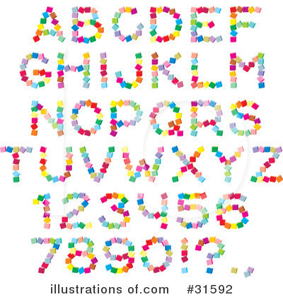 Alphabet Clipart #31592 by Alex Bannykh