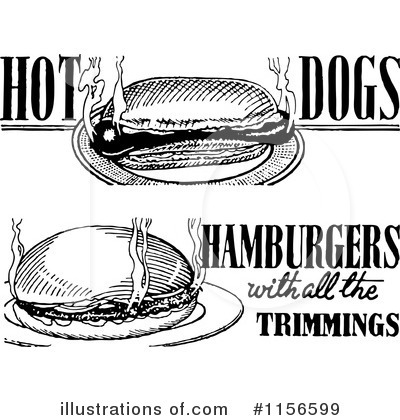 Hot Dog Clipart #1156599 by BestVector