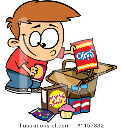 Junk Food Clipart #1157332 by toonaday