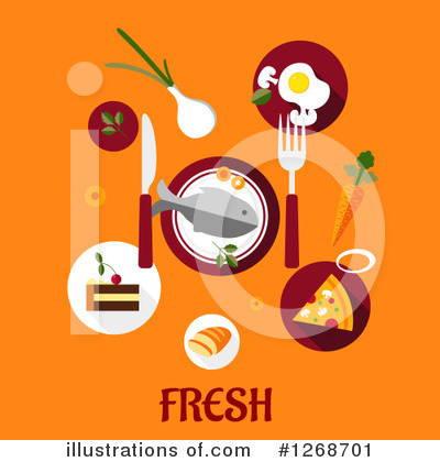Royalty-Free (RF) Food Clipart Illustration by Vector Tradition SM - Stock Sample #1268701