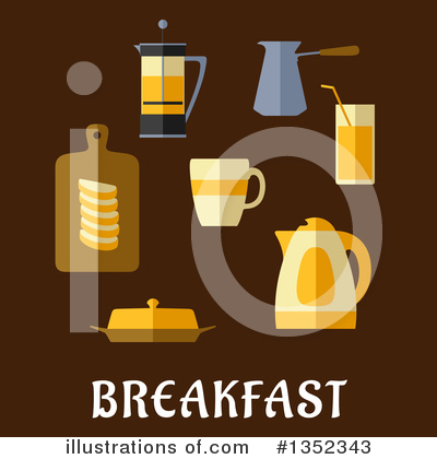 Breakfast Clipart #1352343 by Vector Tradition SM