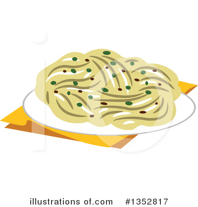 Pasta Clipart #1352817 by BNP Design Studio