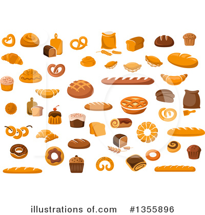Buns Clipart #1355896 by Vector Tradition SM