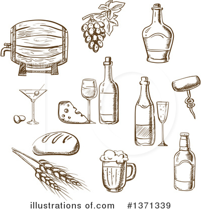 Royalty-Free (RF) Food Clipart Illustration by Vector Tradition SM - Stock Sample #1371339