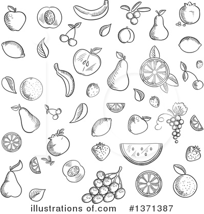 Royalty-Free (RF) Food Clipart Illustration by Vector Tradition SM - Stock Sample #1371387