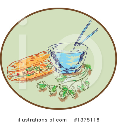 Royalty-Free (RF) Food Clipart Illustration by patrimonio - Stock Sample #1375118