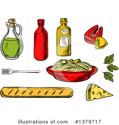 Royalty-Free (RF) Food Clipart Illustration by Vector Tradition SM - Stock Sample #1379717