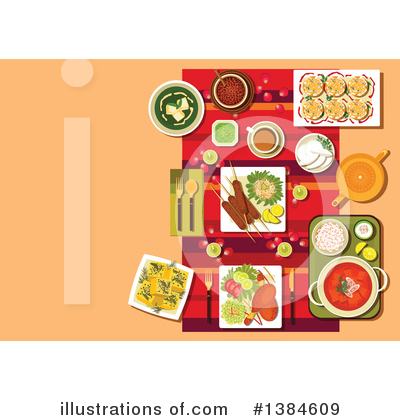 Royalty-Free (RF) Food Clipart Illustration by Vector Tradition SM - Stock Sample #1384609