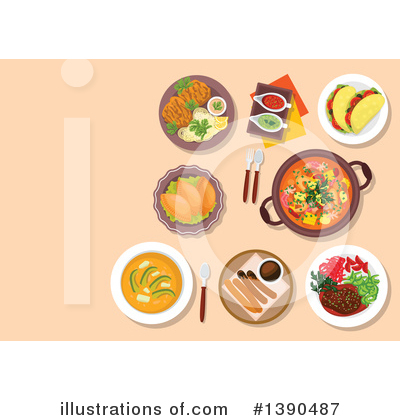Royalty-Free (RF) Food Clipart Illustration by Vector Tradition SM - Stock Sample #1390487