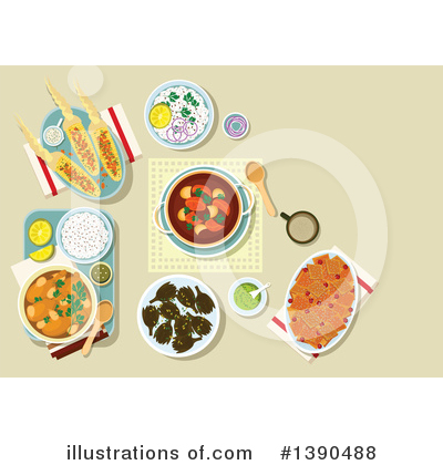 Casserole Clipart #1390488 by Vector Tradition SM