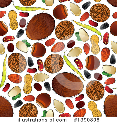 Hazelnut Clipart #1390808 by Vector Tradition SM