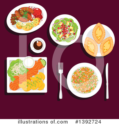 Royalty-Free (RF) Food Clipart Illustration by Vector Tradition SM - Stock Sample #1392724