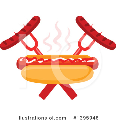 Grilling Clipart #1395946 by Vector Tradition SM