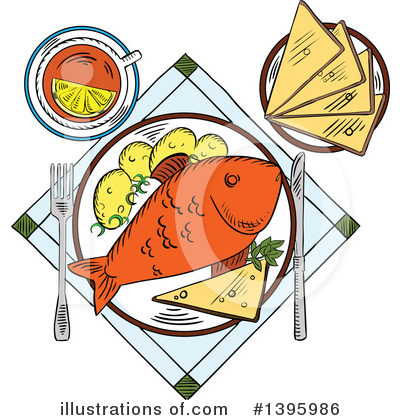 Royalty-Free (RF) Food Clipart Illustration by Vector Tradition SM - Stock Sample #1395986