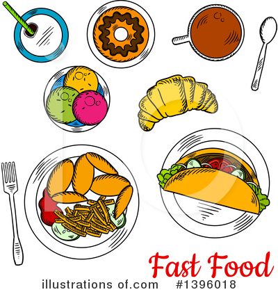 Royalty-Free (RF) Food Clipart Illustration by Vector Tradition SM - Stock Sample #1396018