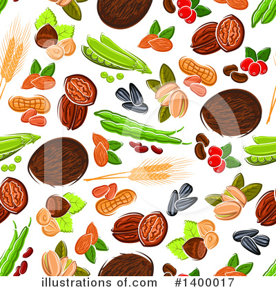 Sunflower Seeds Clipart #1400017 by Vector Tradition SM
