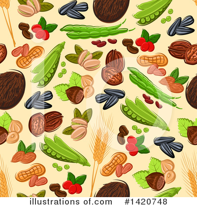 Hazelnut Clipart #1420748 by Vector Tradition SM