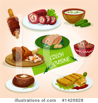 Royalty-Free (RF) Food Clipart Illustration by Vector Tradition SM - Stock Sample #1420828