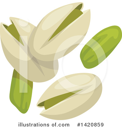 Pistachio Clipart #1420859 by Vector Tradition SM