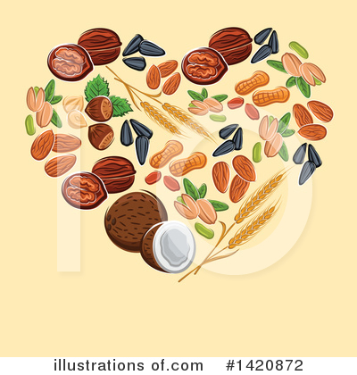 Sunflower Seed Clipart #1420872 by Vector Tradition SM