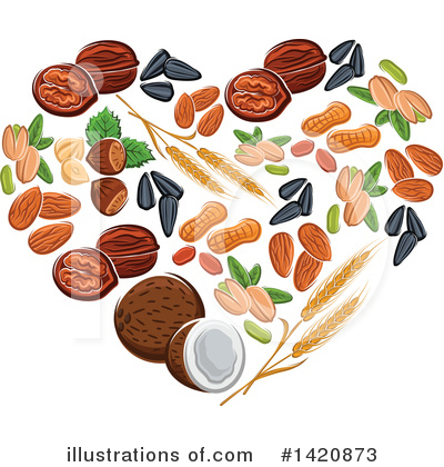 Seeds Clipart #1420873 by Vector Tradition SM