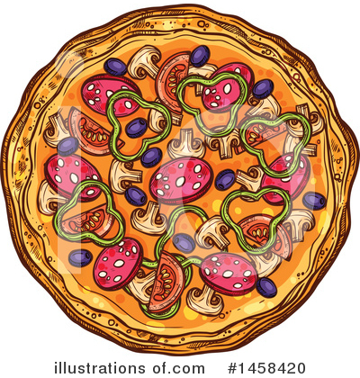 Royalty-Free (RF) Food Clipart Illustration by Vector Tradition SM - Stock Sample #1458420