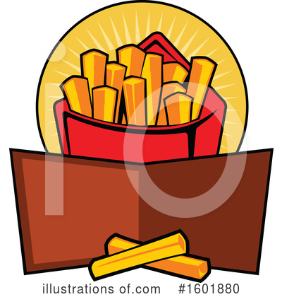 French Fries Clipart #1601880 by Vector Tradition SM
