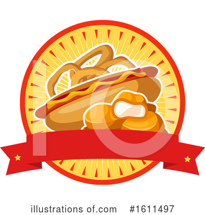 Hot Dog Clipart #1611497 by Vector Tradition SM