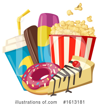 Popcorn Clipart #1613181 by Vector Tradition SM