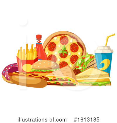 Hot Dog Clipart #1613185 by Vector Tradition SM